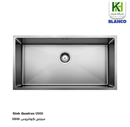 Show details for Blanco stainless steel Quatrus U800 Picture of Blanco stainless steel Quatrus U800